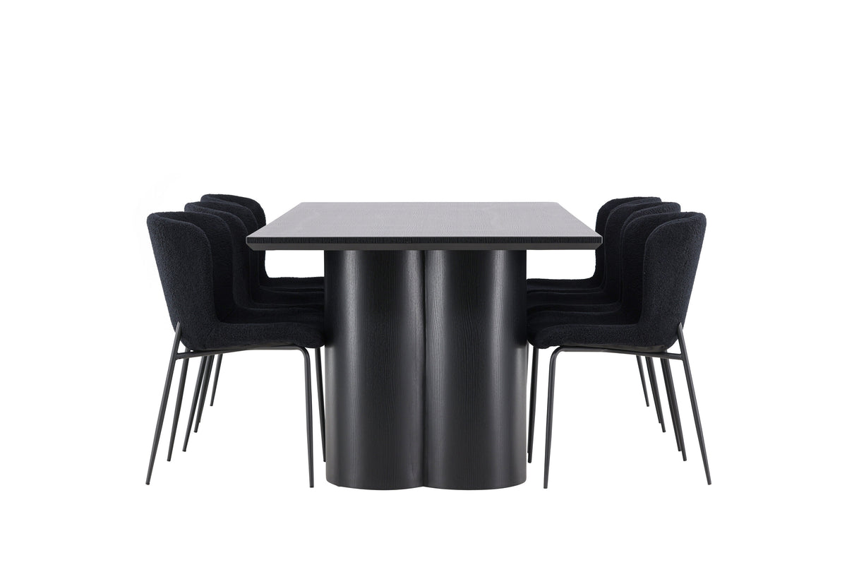 Olivia Matbord med Modesto Stolarna – MDF