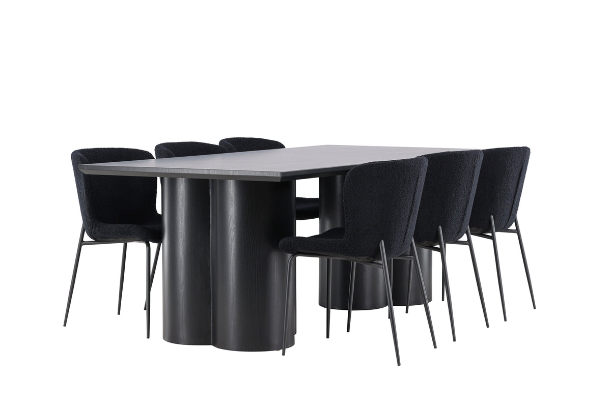 Olivia Matbord med Modesto Stolarna – MDF