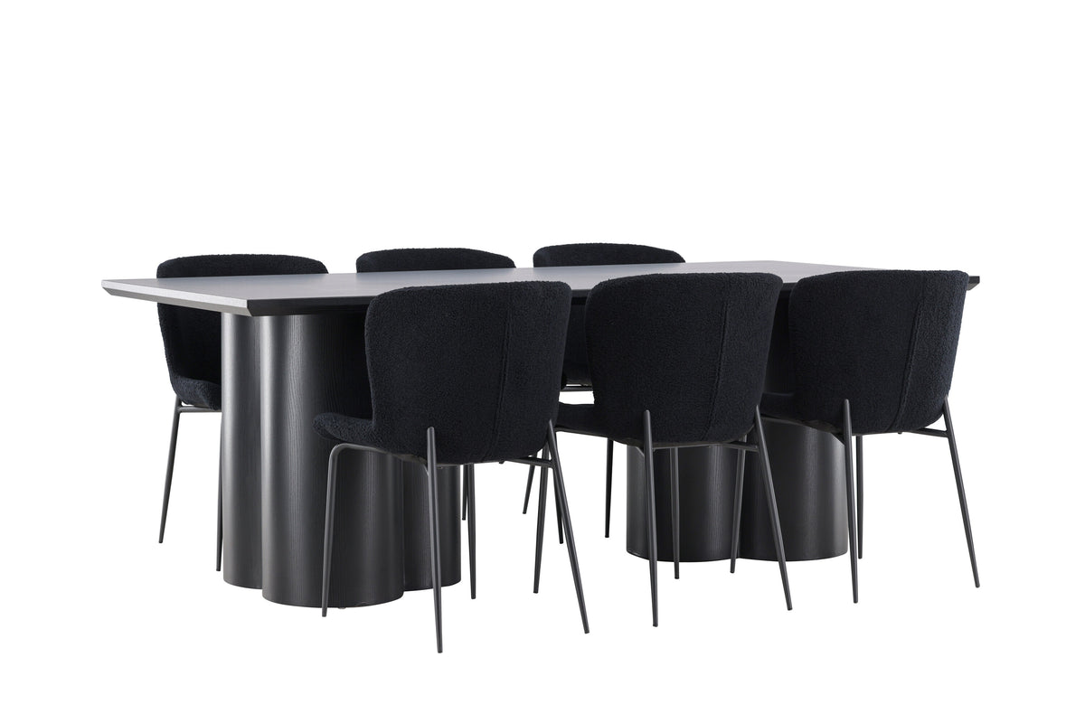 Olivia Matbord med Modesto Stolarna – MDF
