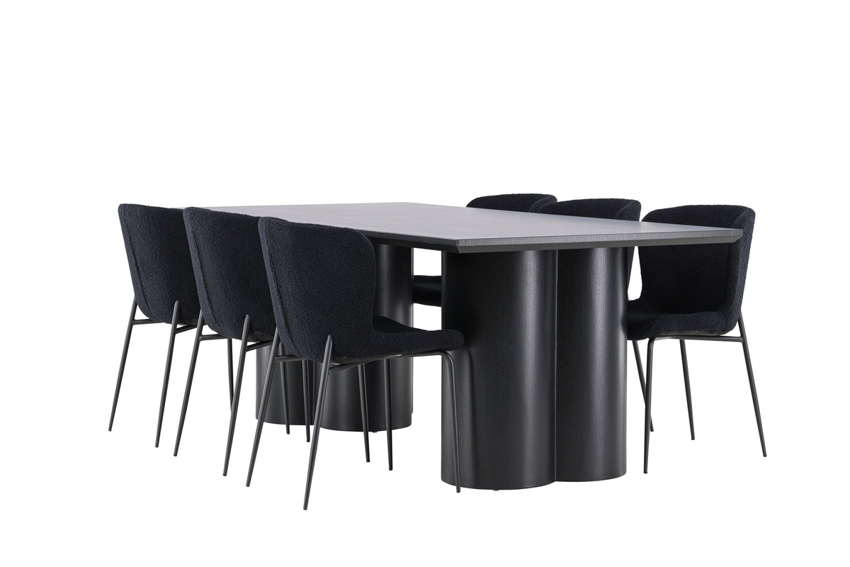 Olivia Matbord med Modesto Stolarna – MDF