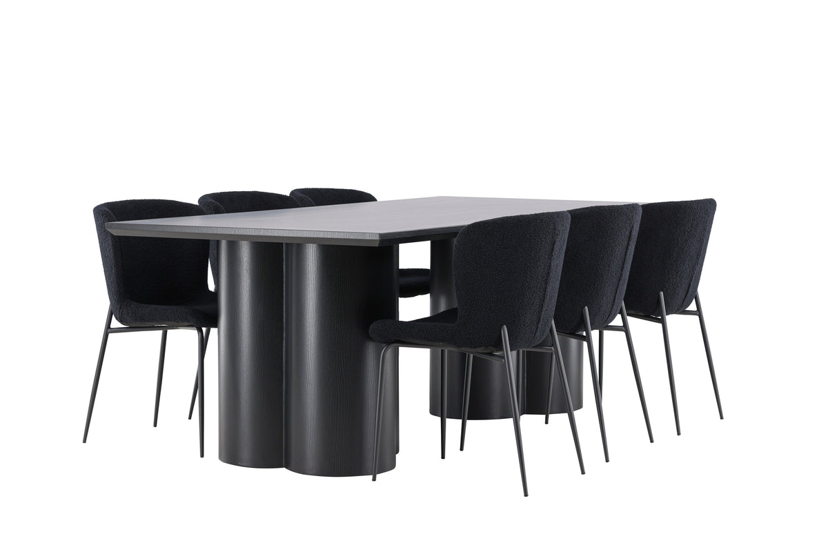 Olivia Matbord med Modesto Stolarna – MDF