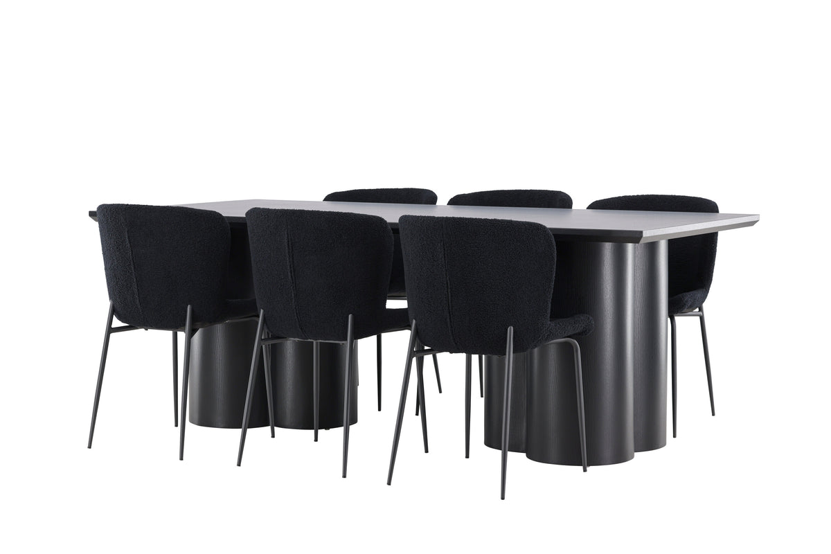 Olivia Matbord med Modesto Stolarna – MDF