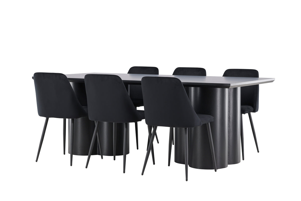 Olivia Matbord med Night Stolarna – MDF