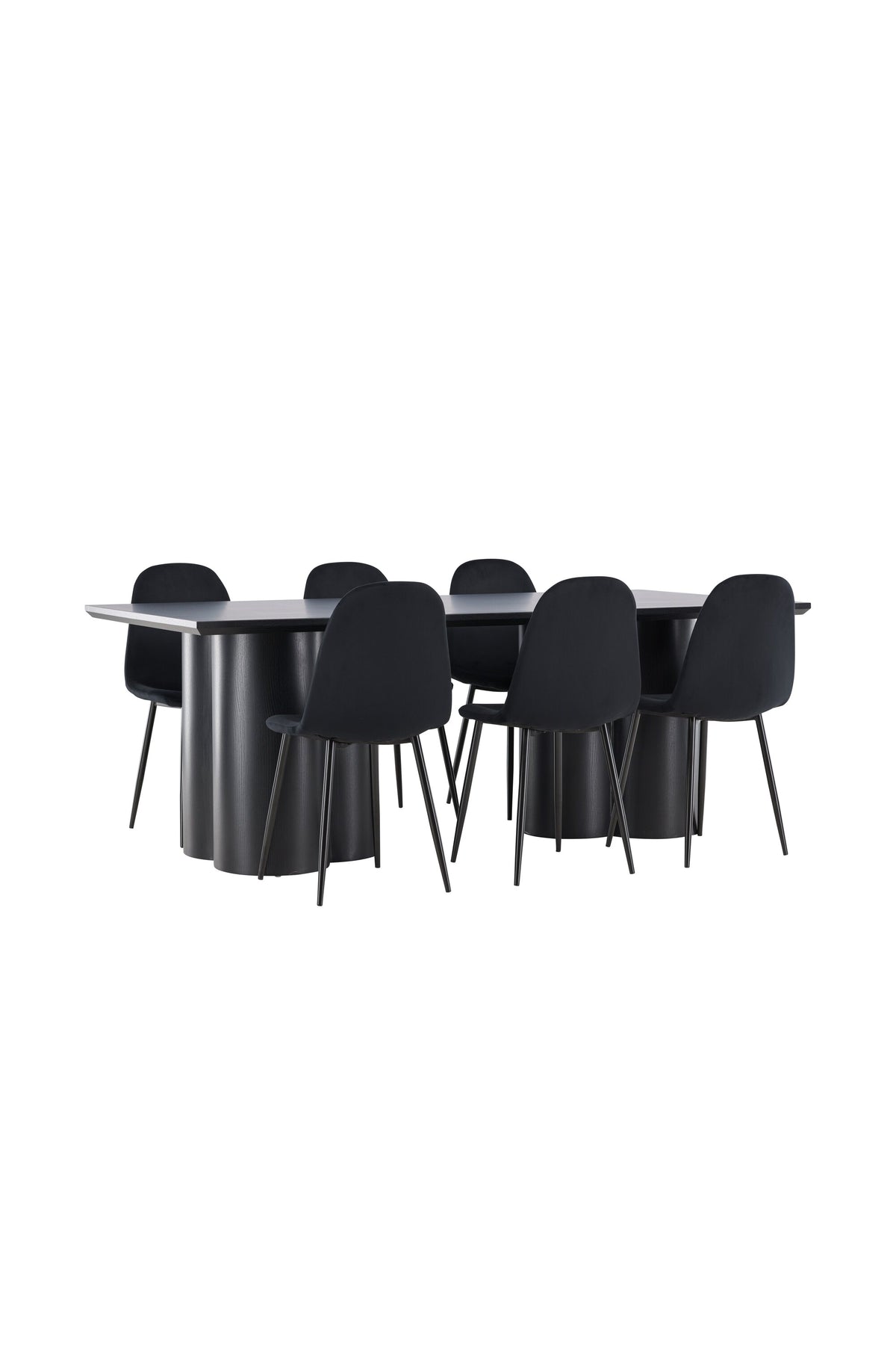 Olivia Matbord med Polar Stolarna – MDF