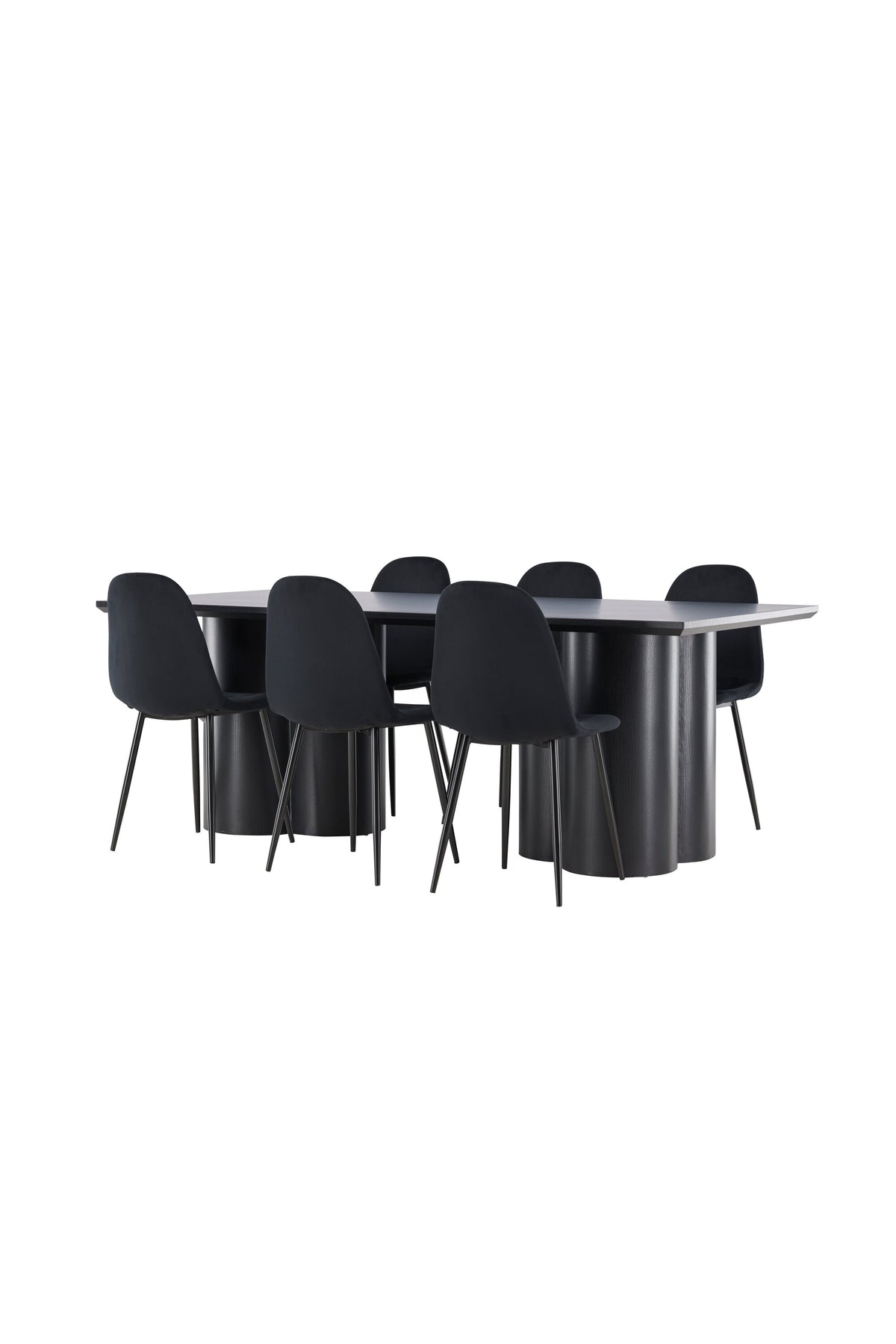 Olivia Matbord med Polar Stolarna – MDF