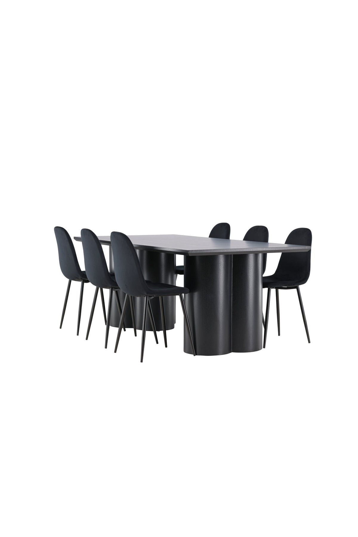 Olivia Matbord med Polar Stolarna – MDF