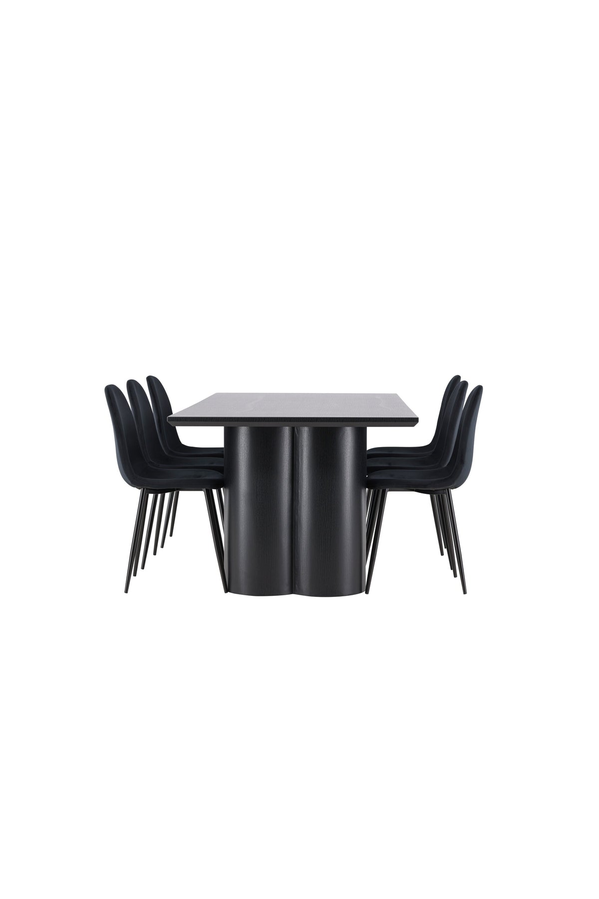 Olivia Matbord med Polar Stolarna – MDF