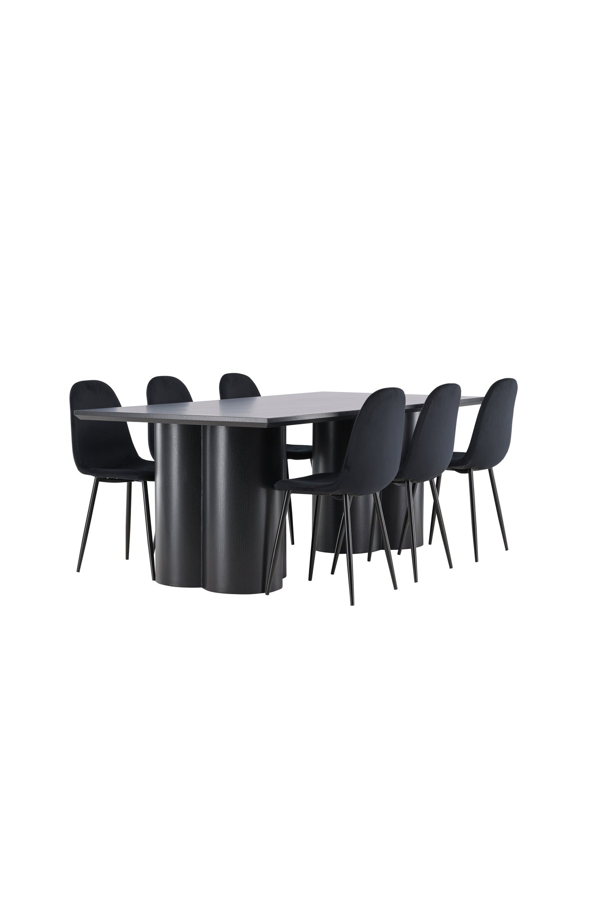 Olivia Matbord med Polar Stolarna – MDF