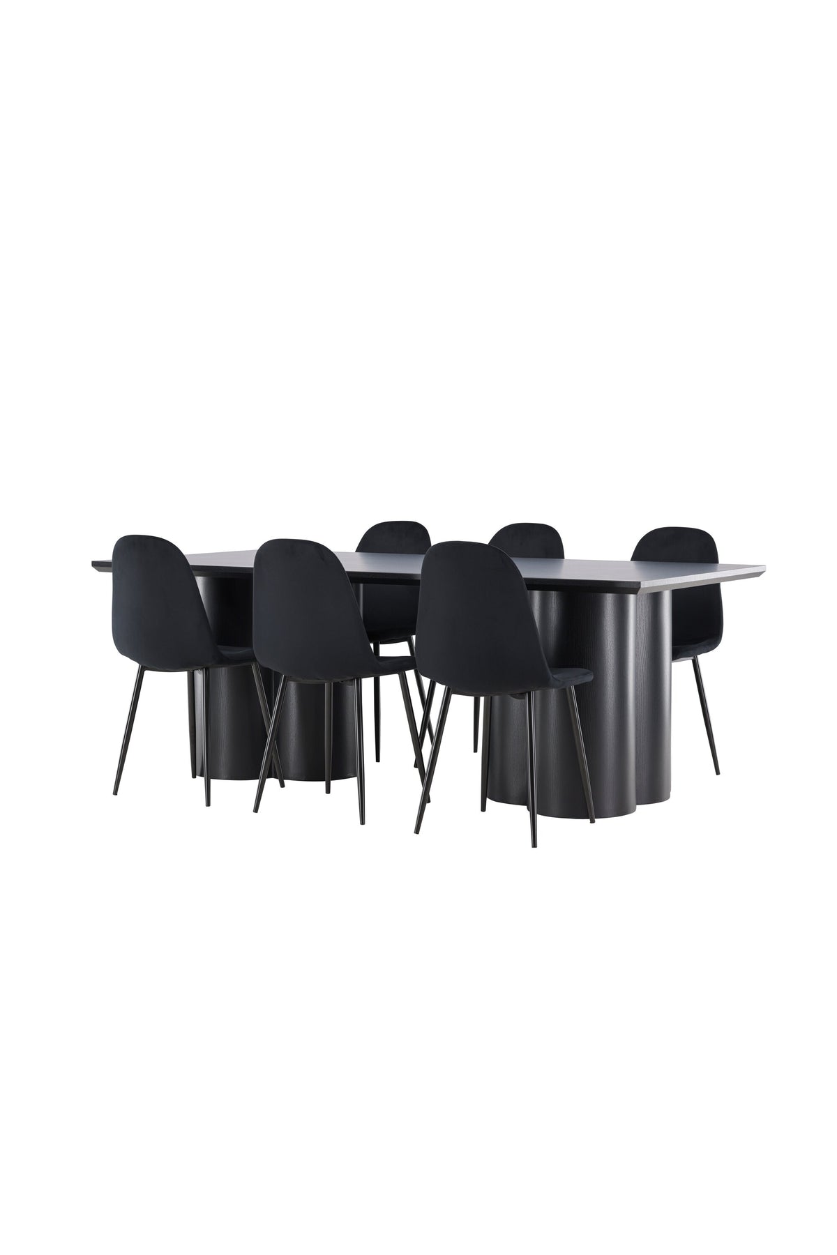 Olivia Matbord med Polar Stolarna – MDF