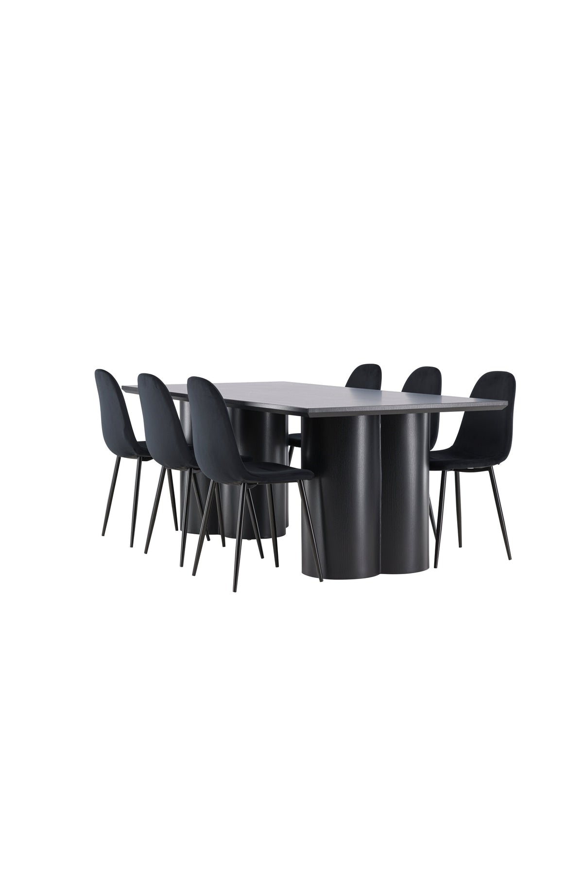 Olivia Matbord med Polar Stolarna – MDF