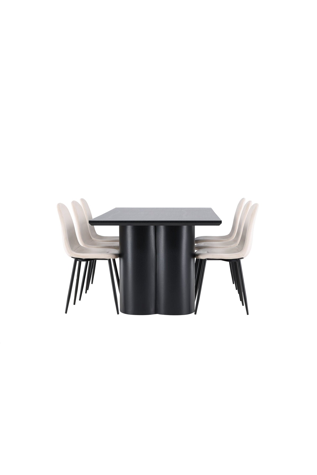 Olivia Matbord med Polar Stolarna – MDF