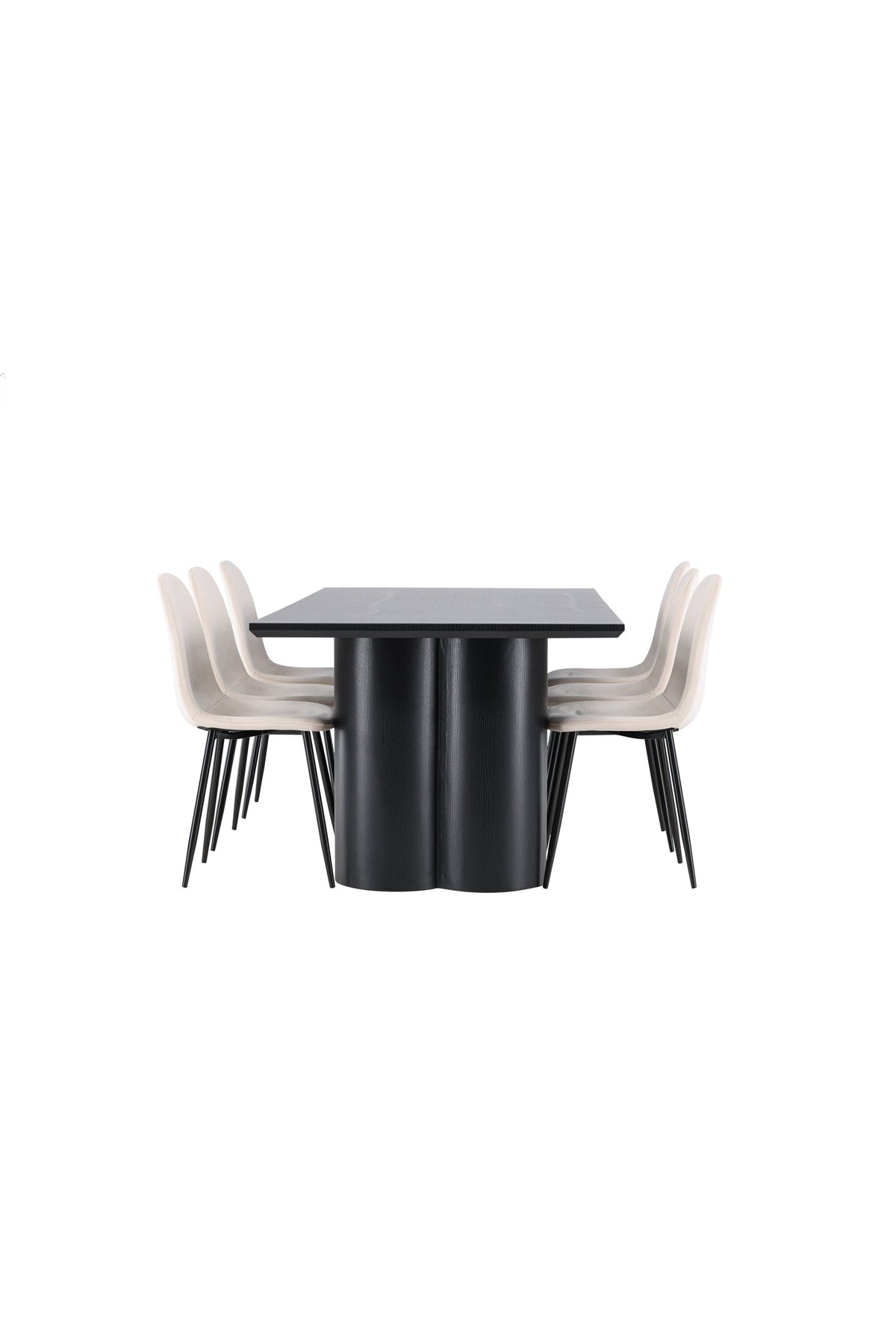 Olivia Matbord med Polar Stolarna – MDF