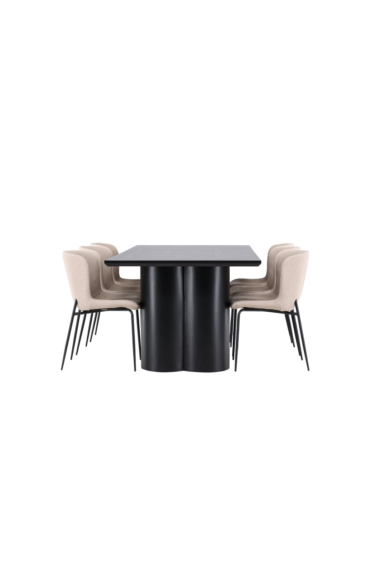 Olivia Matbord med Modesto Stolarna – MDF