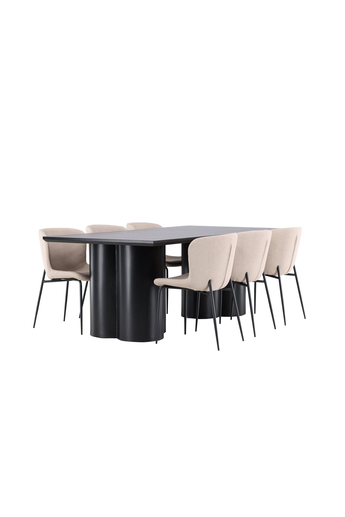 Olivia Matbord med Modesto Stolarna – MDF