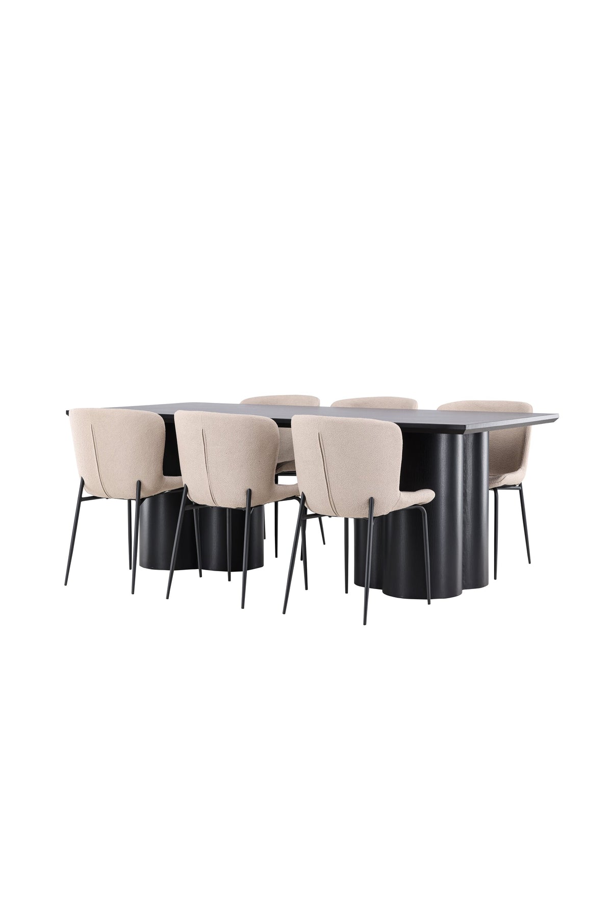 Olivia Matbord med Modesto Stolarna – MDF