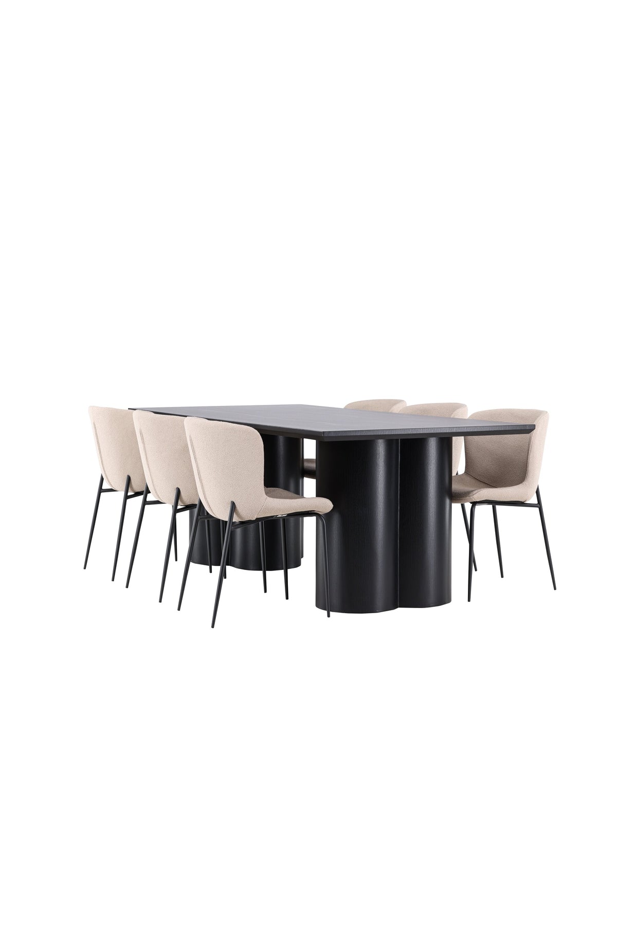 Olivia Matbord med Modesto Stolarna – MDF