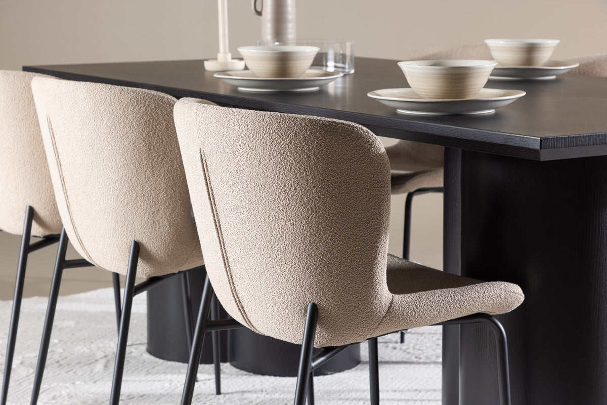 Olivia Matbord med Modesto Stolarna – MDF