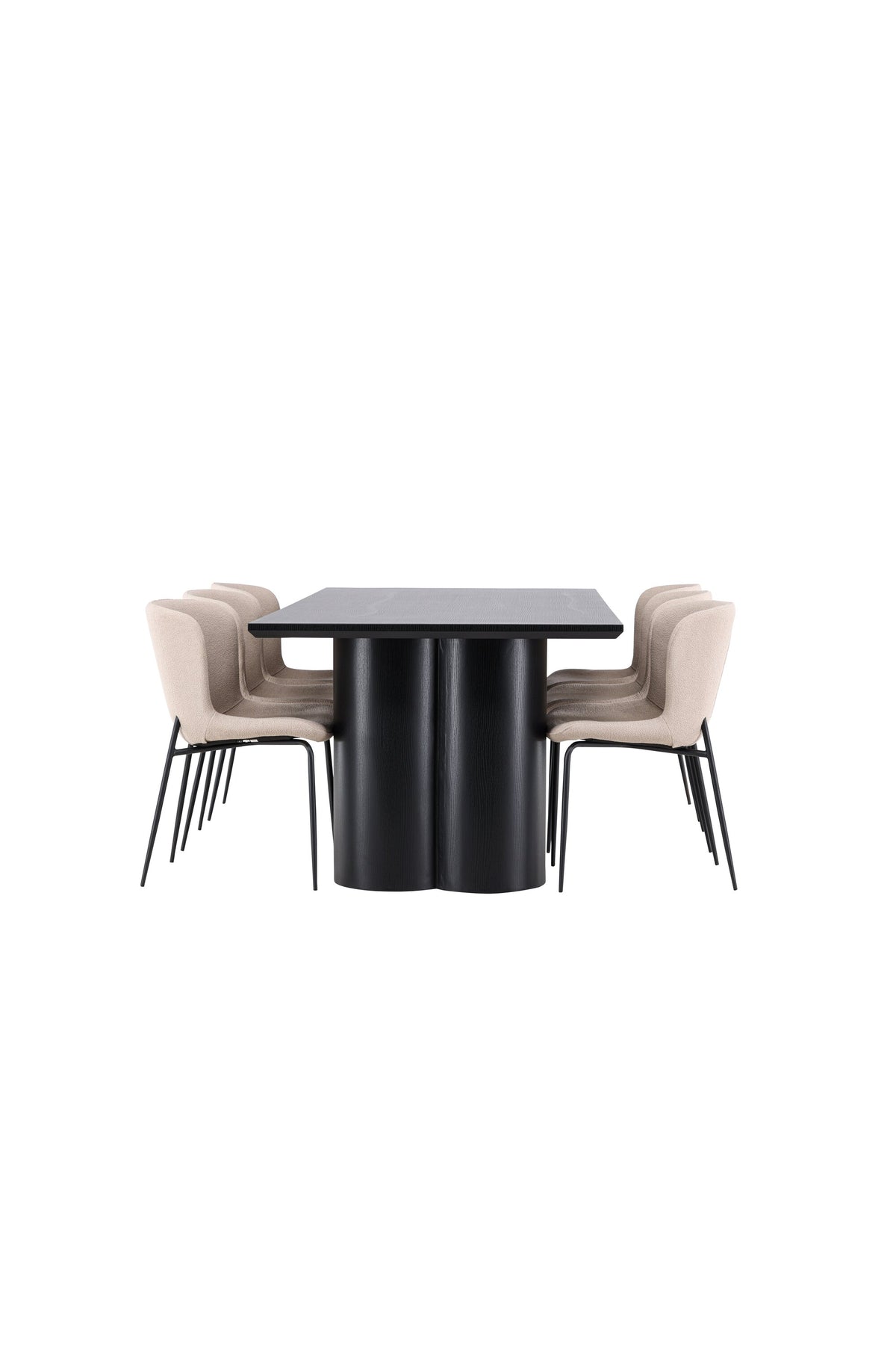 Olivia Matbord med Modesto Stolarna – MDF