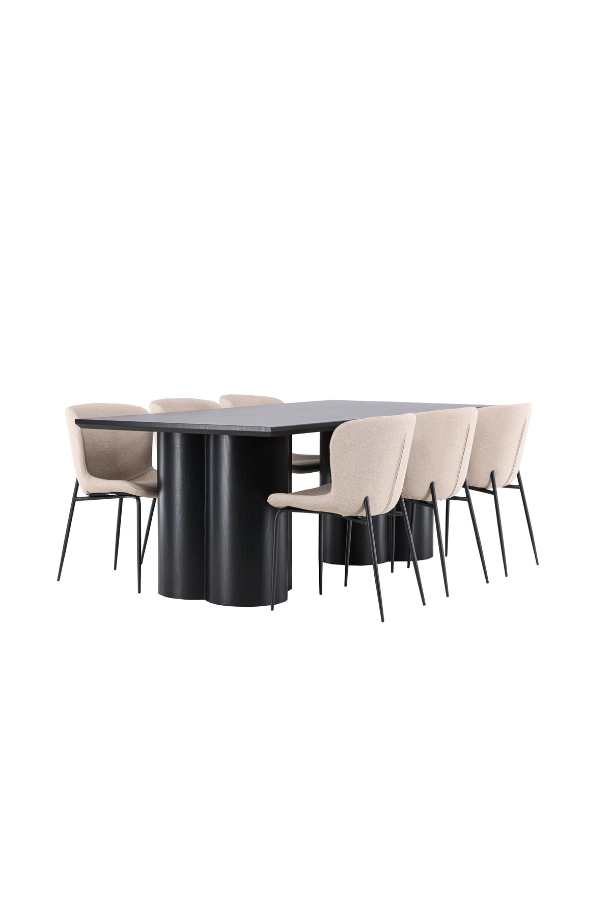 Olivia Matbord med Modesto Stolarna – MDF