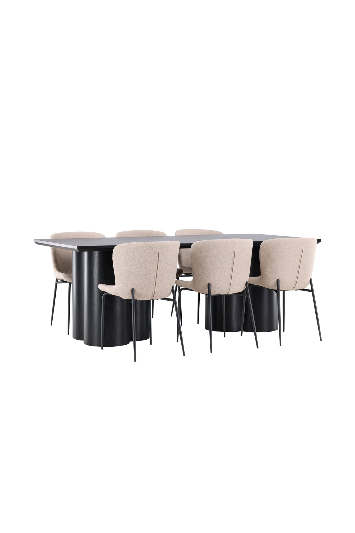 Olivia Matbord med Modesto Stolarna – MDF