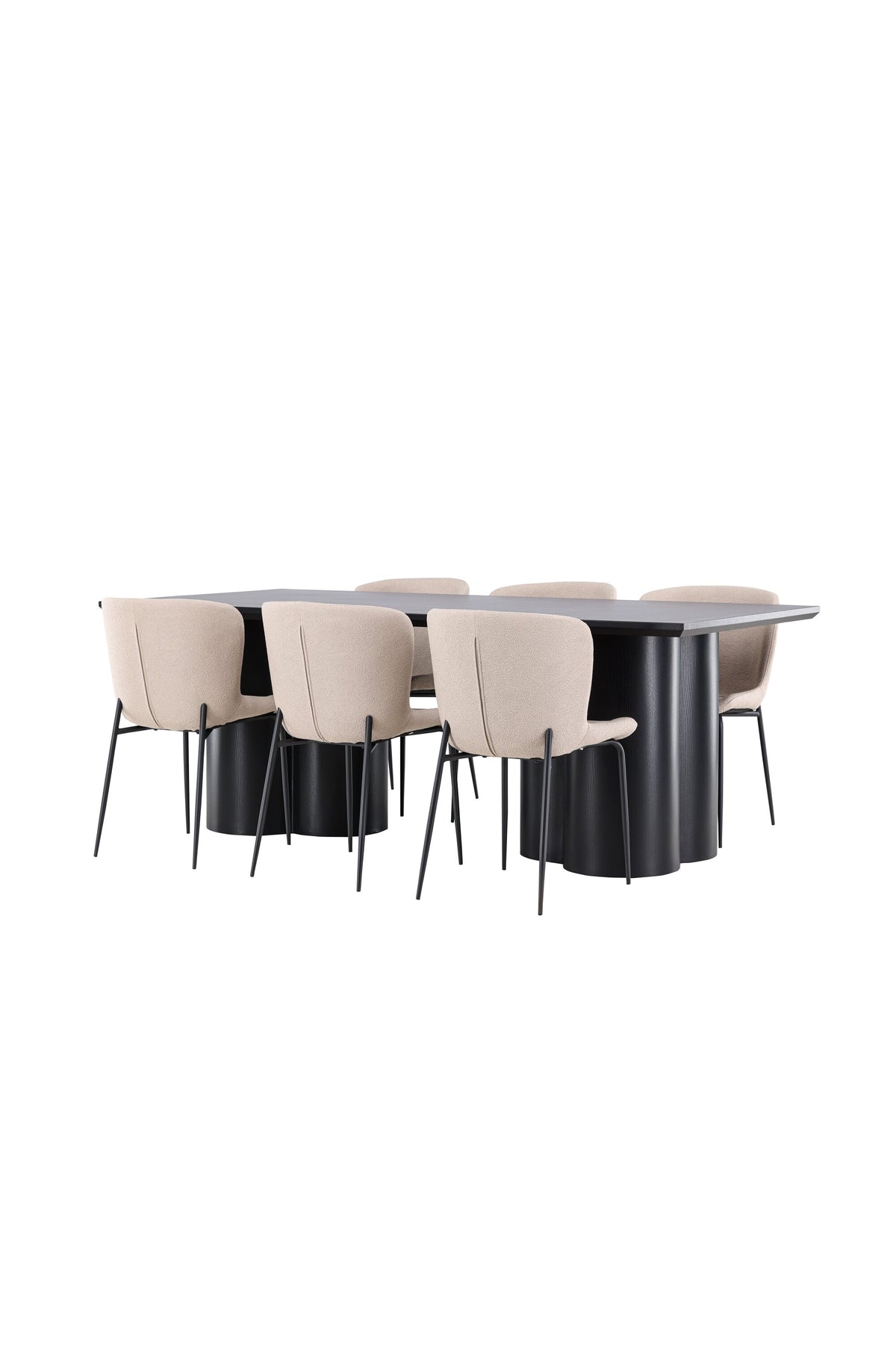 Olivia Matbord med Modesto Stolarna – MDF