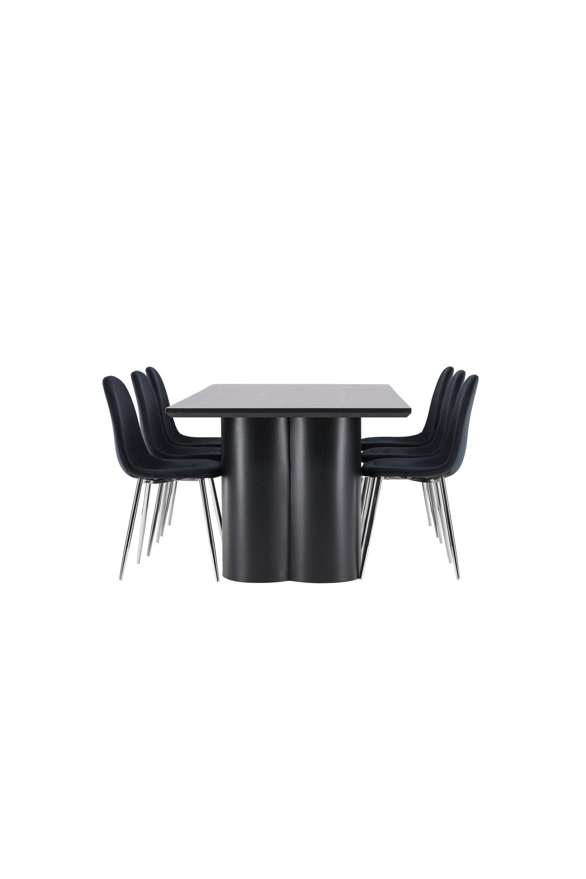 Olivia Matbord med Polar Stolarna – MDF