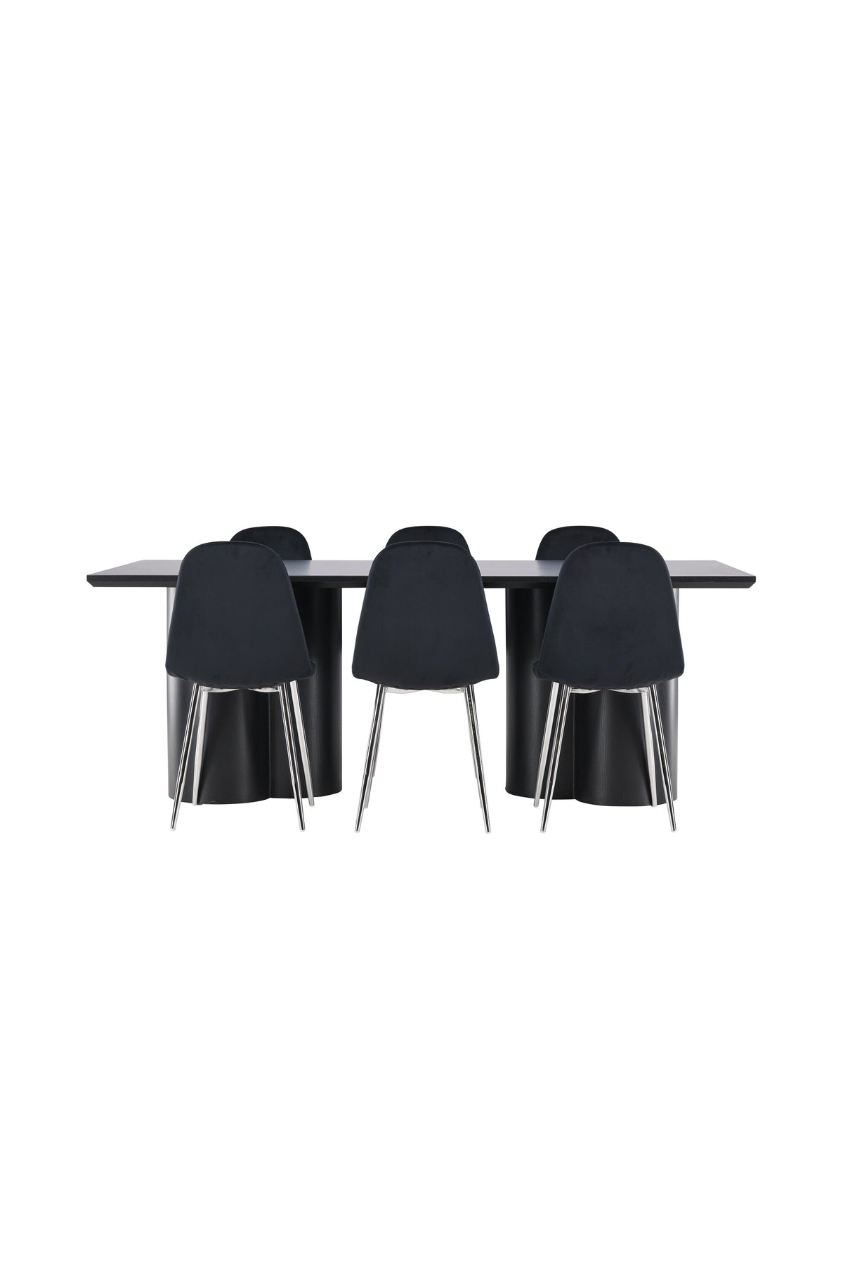 Olivia Matbord med Polar Stolarna – MDF