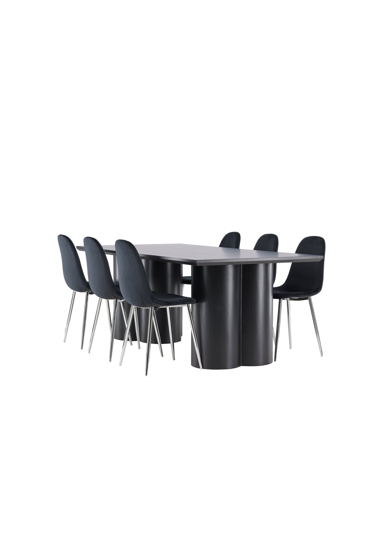 Olivia Matbord med Polar Stolarna – MDF