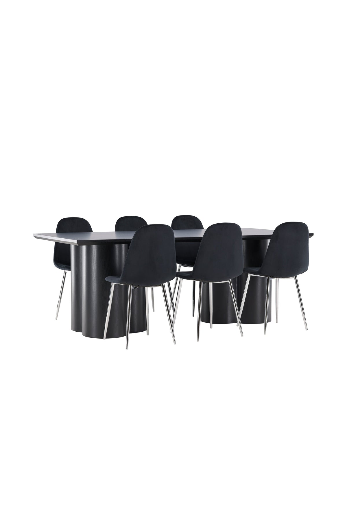 Olivia Matbord med Polar Stolarna – MDF