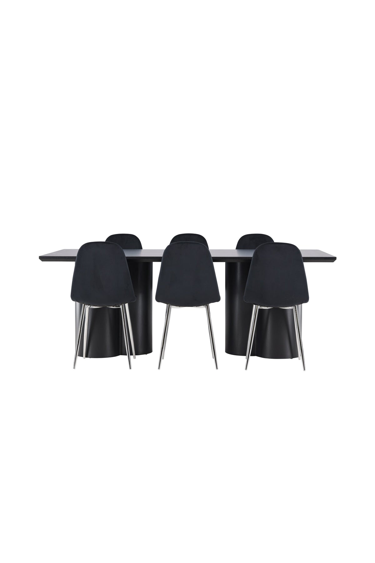 Olivia Matbord med Polar Stolarna – MDF