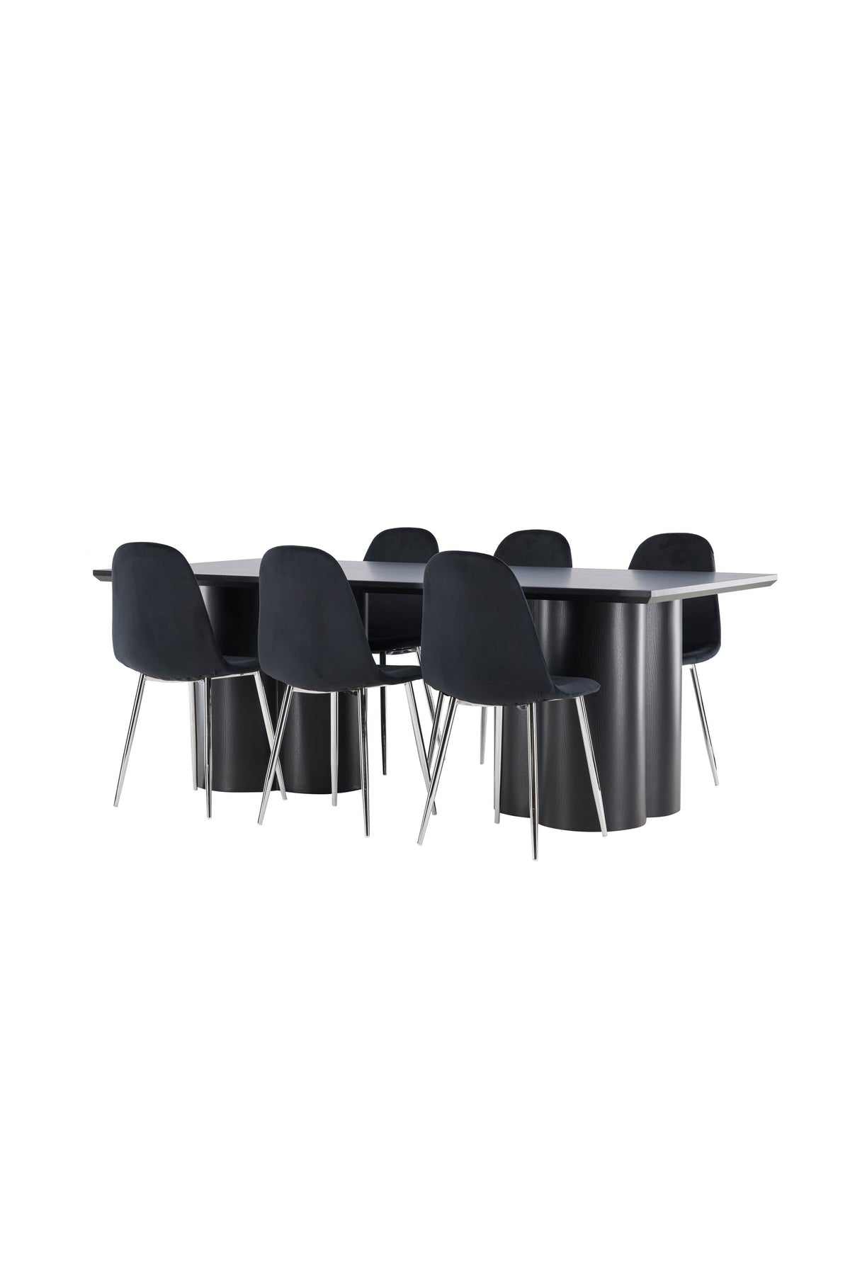 Olivia Matbord med Polar Stolarna – MDF