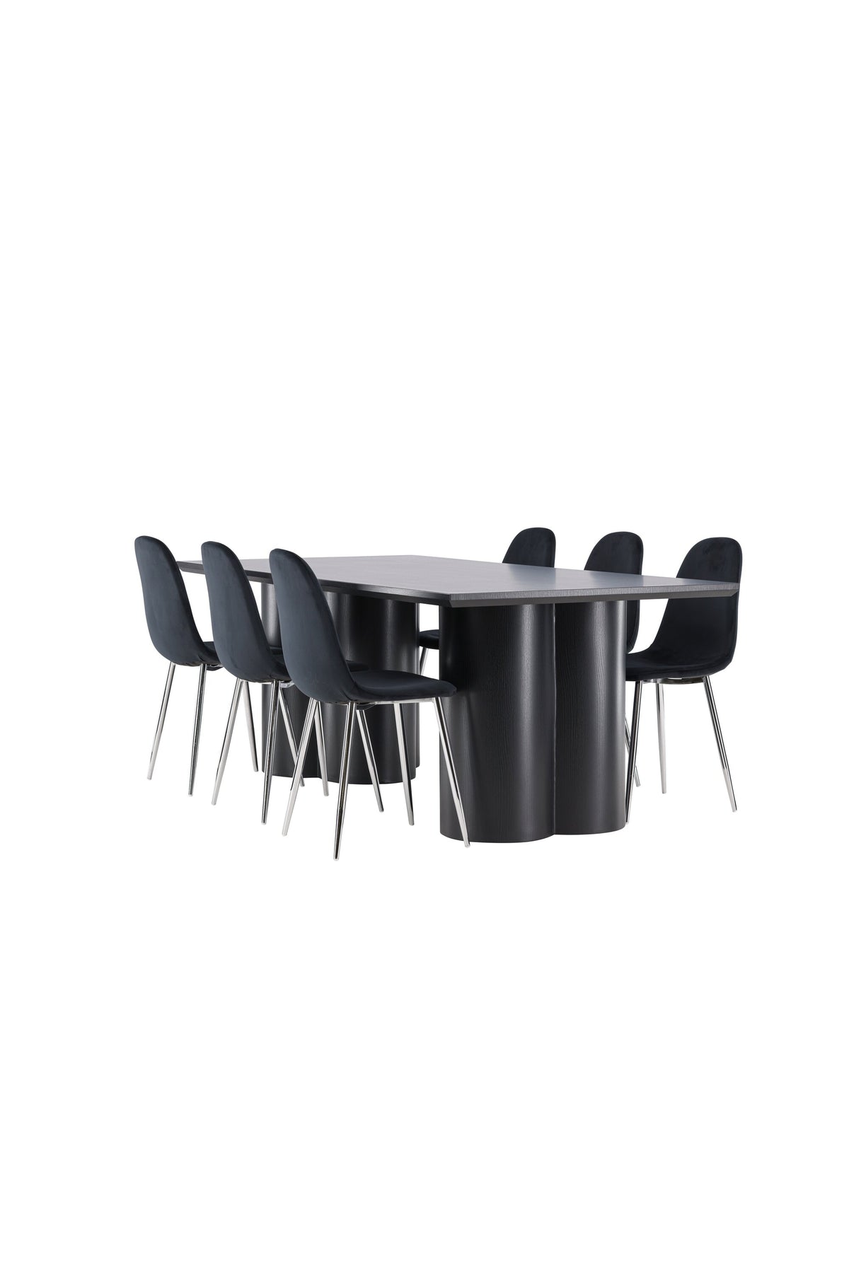 Olivia Matbord med Polar Stolarna – MDF