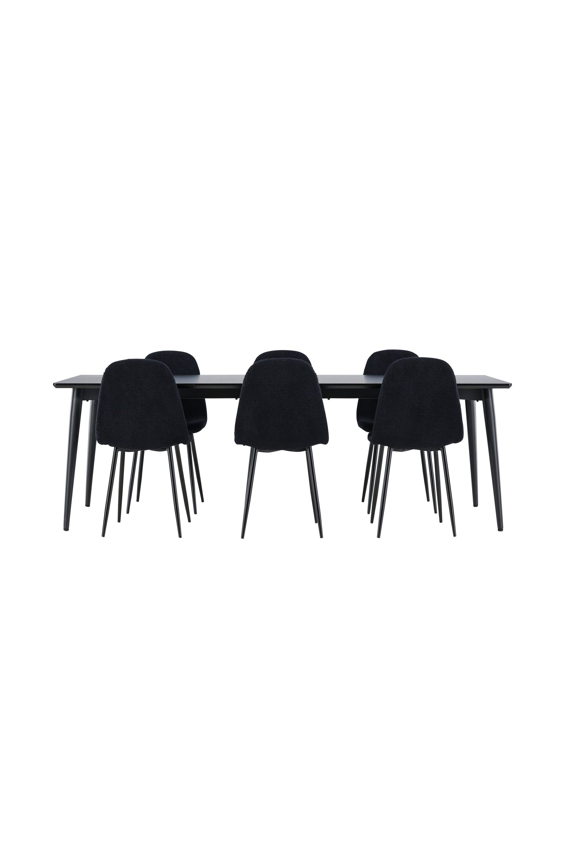 Ellis Matbord med Polar Stolarna – MDF