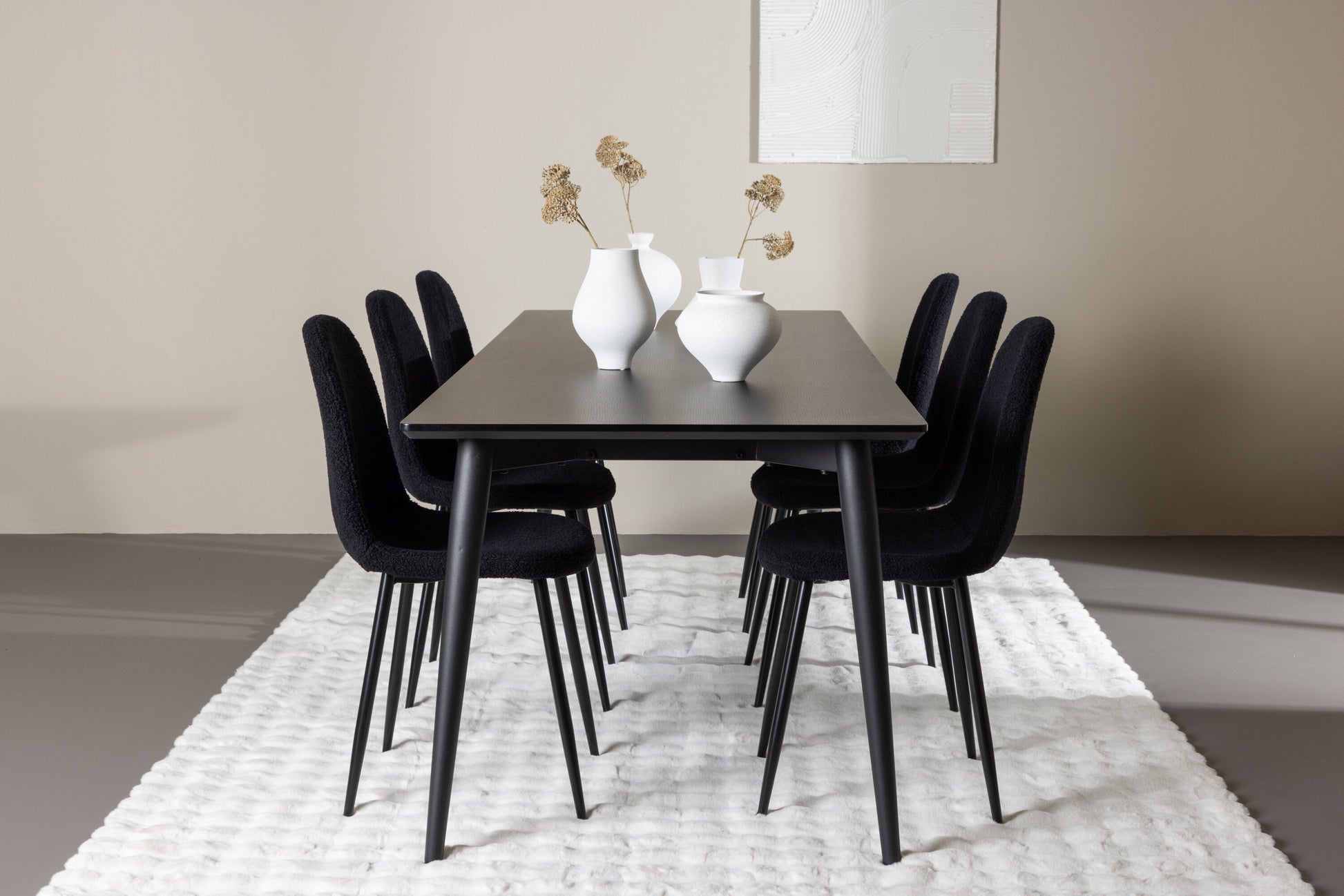 Ellis Matbord med Polar Stolarna – MDF