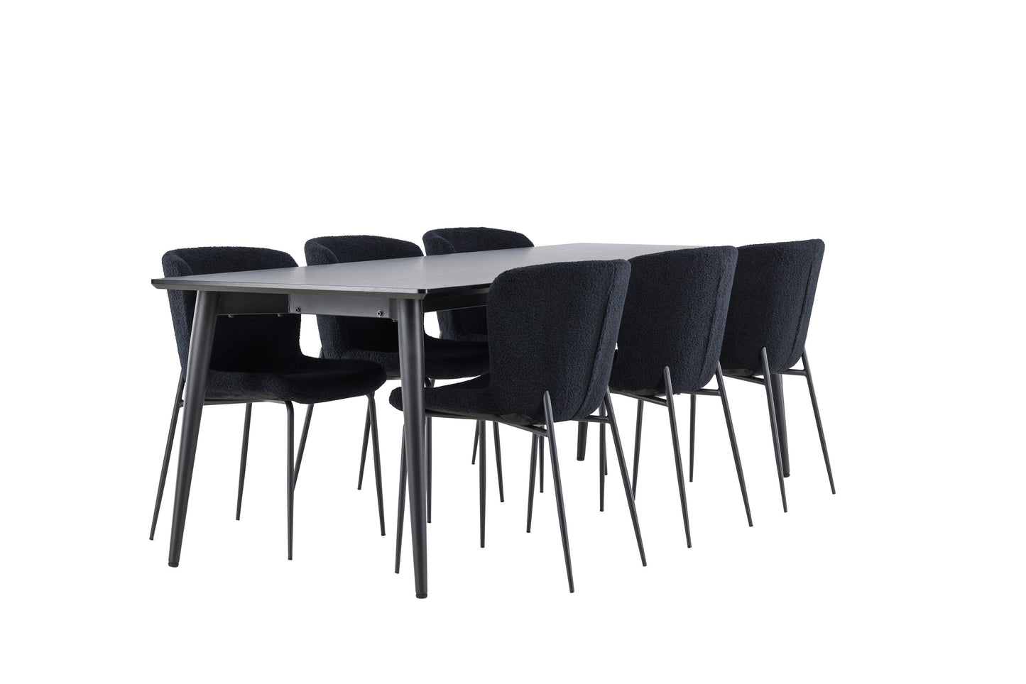 Ellis Matbord med Modesto Stolarna – MDF