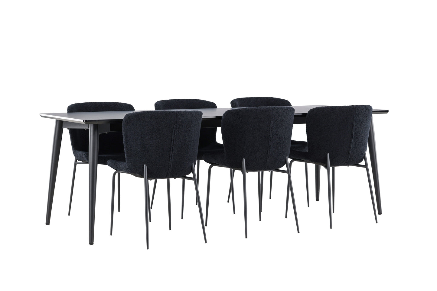 Ellis Matbord med Modesto Stolarna – MDF