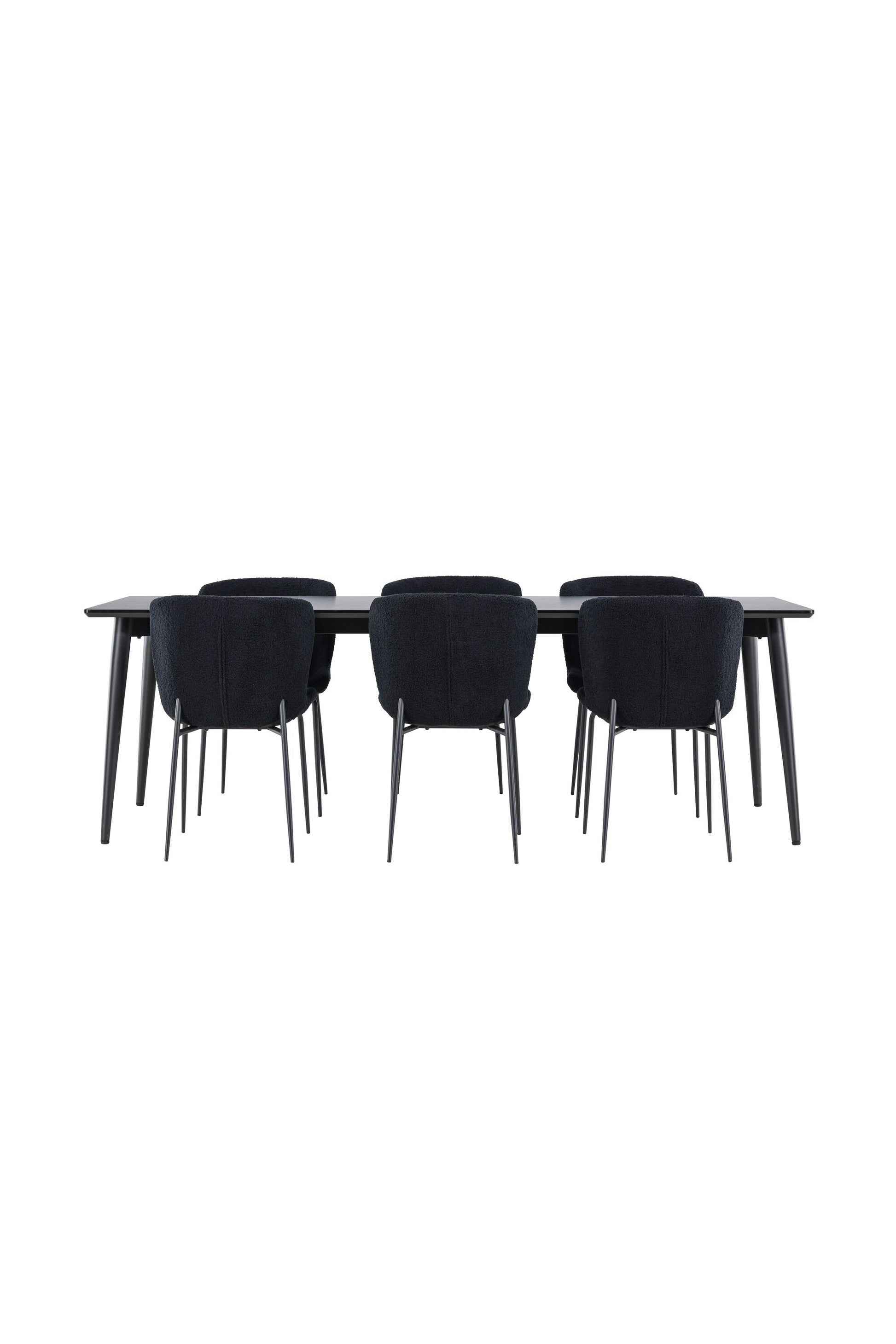 Ellis Matbord med Modesto Stolarna – MDF