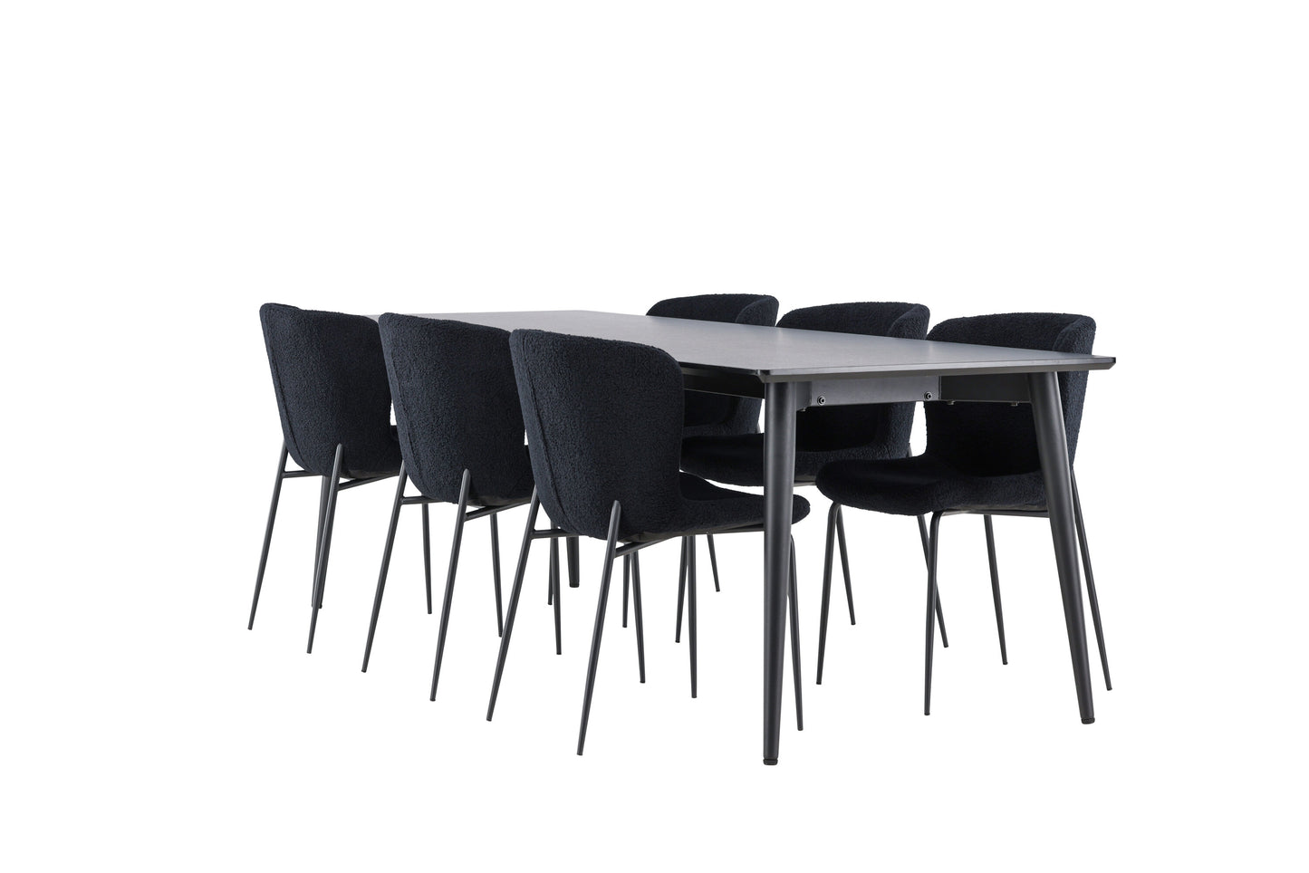 Ellis Matbord med Modesto Stolarna – MDF