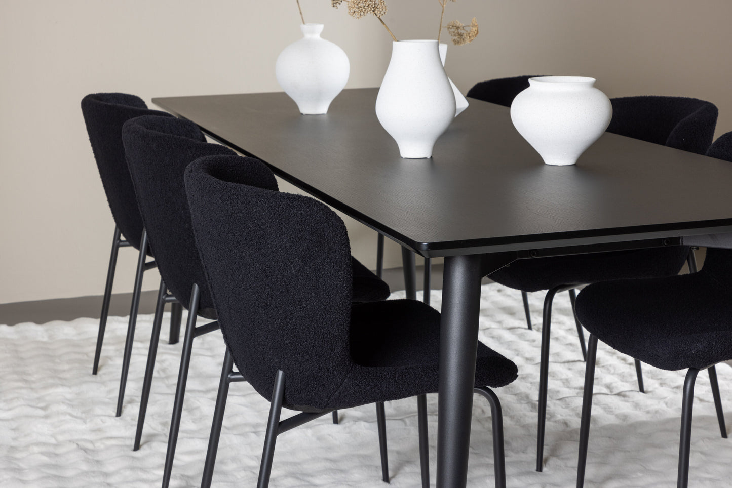 Ellis Matbord med Modesto Stolarna – MDF