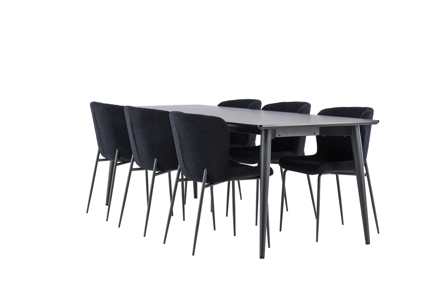 Ellis Matbord med Modesto Stolarna – MDF
