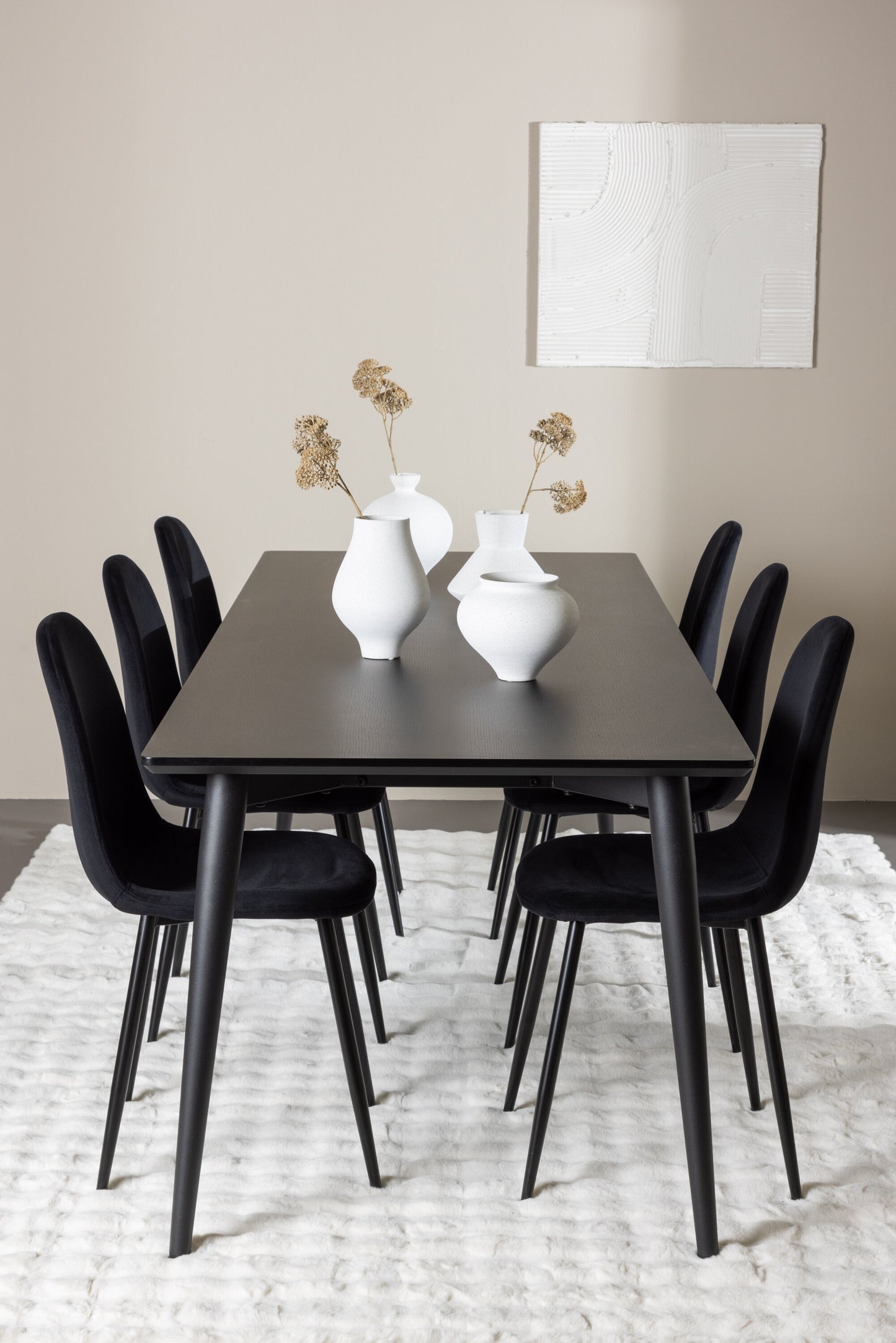Ellis Matbord med Polar Stolarna – MDF