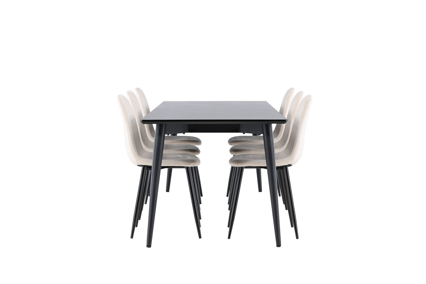Ellis Matbord med Polar Stolarna – MDF