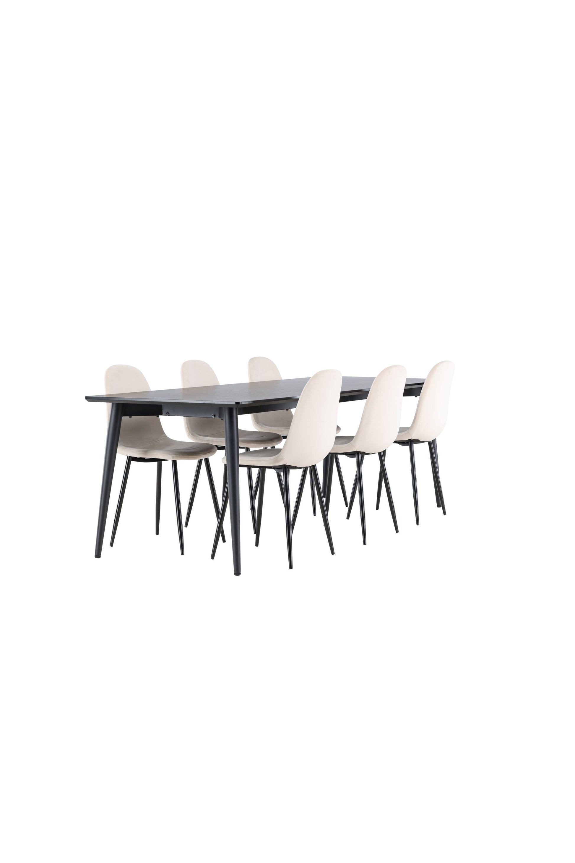 Ellis Matbord med Polar Stolarna – MDF
