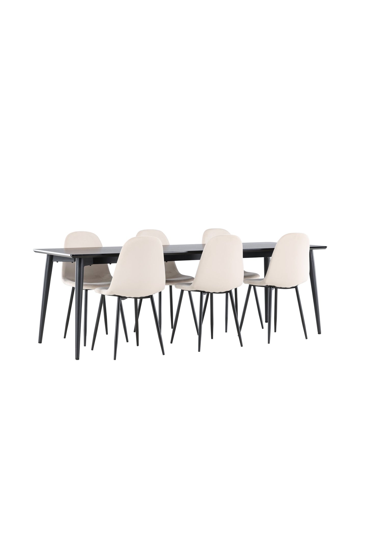 Ellis Matbord med Polar Stolarna – MDF