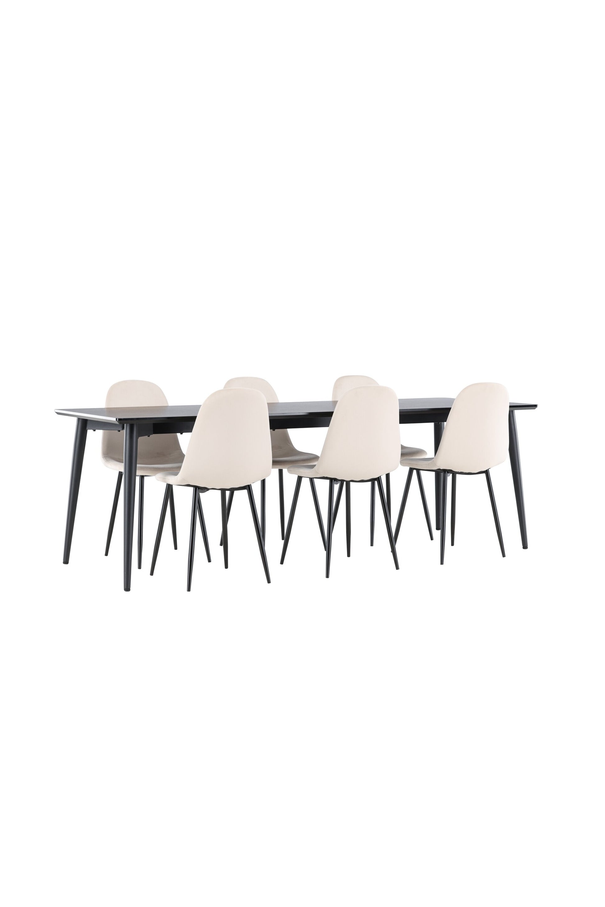 Ellis Matbord med Polar Stolarna – MDF