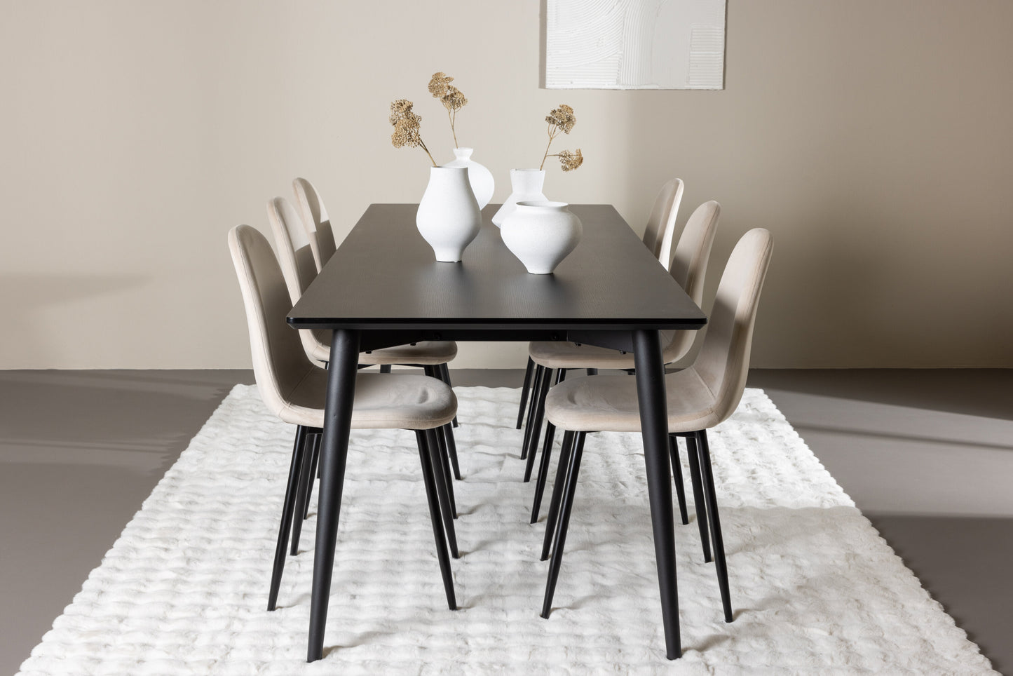 Ellis Matbord med Polar Stolarna – MDF