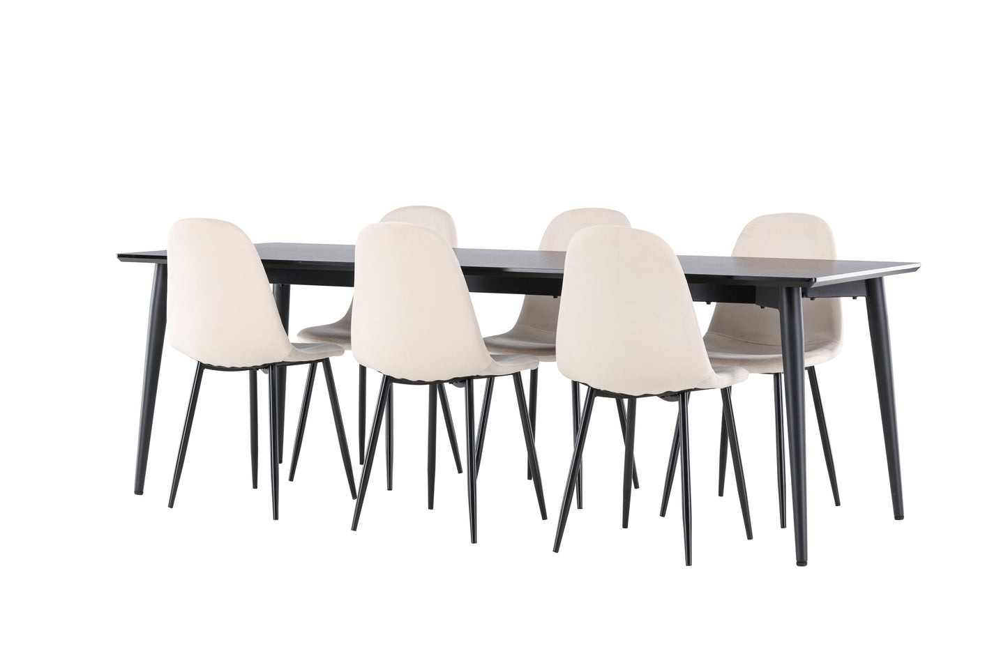 Ellis Matbord med Polar Stolarna – MDF