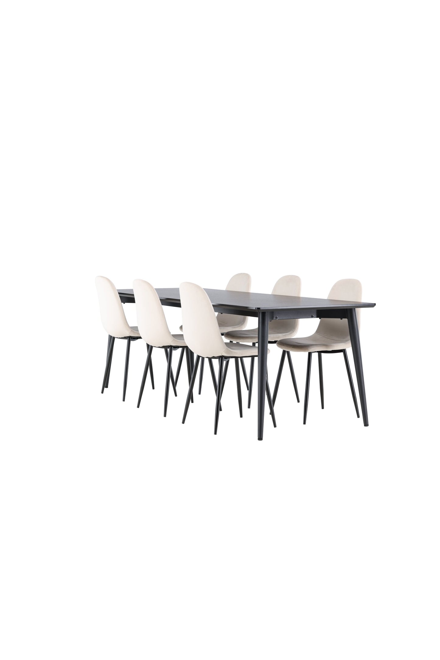 Ellis Matbord med Polar Stolarna – MDF