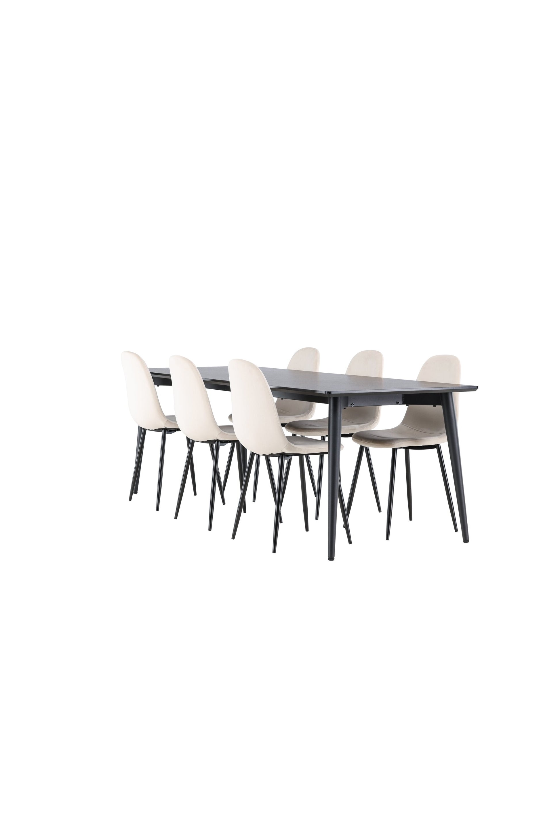 Ellis Matbord med Polar Stolarna – MDF