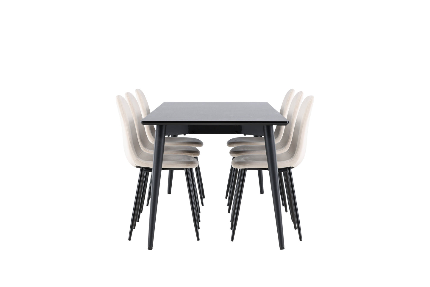 Ellis Matbord med Polar Stolarna – MDF